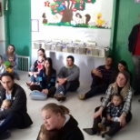 ReuniÃ£o de paÃ­s na creche Agostinho AntÃ´nio sei nem.