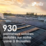 Panneau solaire pour l'Ã©cologie chez Elis Belgium.