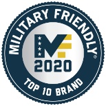 What an honor! We've been named a Top 10 Military FriendlyÂ® brand, and #4 overall. #militaryfriendly