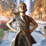 Fearless Girl at the 2018 Global Conference