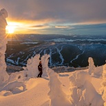 Ski Patrol up in the snow ghosts