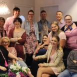 Pink shirt day in the Auckland office