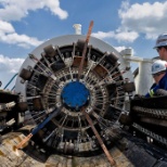 Employees give our pipelines an integrity check-up using a â€œsmart PIGâ€ (Pipeline Inspection Gauge).