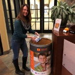 Employee giving to the Alameda County Food Bank