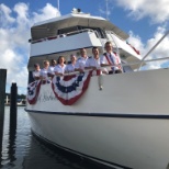 July 4th, aboard the Spirit of Harbour Town.