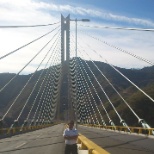 Terminacion del puente atirantado mal alto del mundo. (Limites de Sinaloa y Durango)