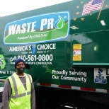 Recycle truck driver