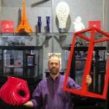 Having fun setting up at the NMW Expo - And launching the new Pro Series of Raise 3D Printers